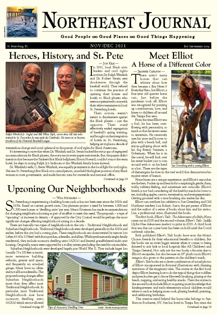An image of the front page of Northeast Journal.
