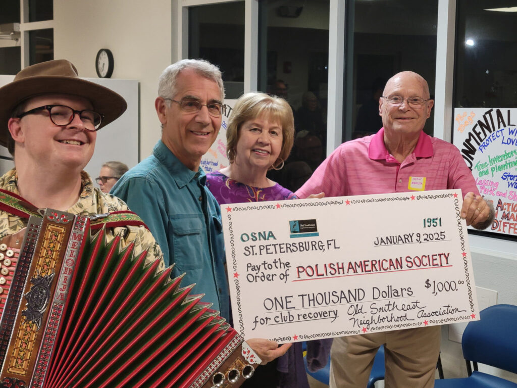 An image of a Polish-American Society meeting at Old Southeast Neighborhood Association